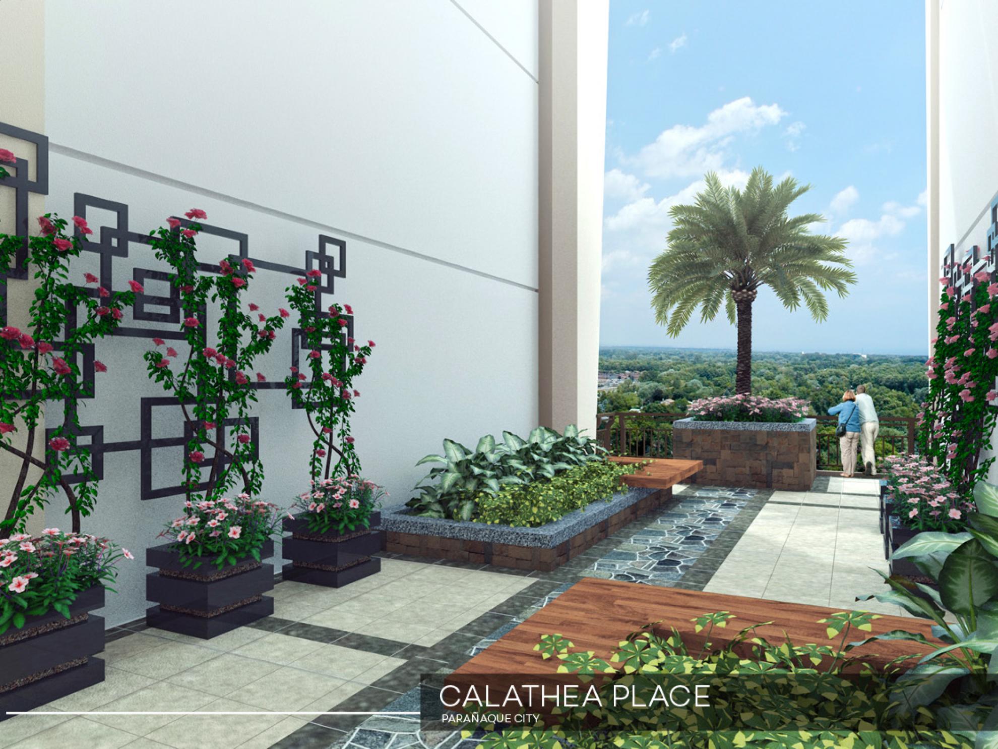 Calathea Place roof garden