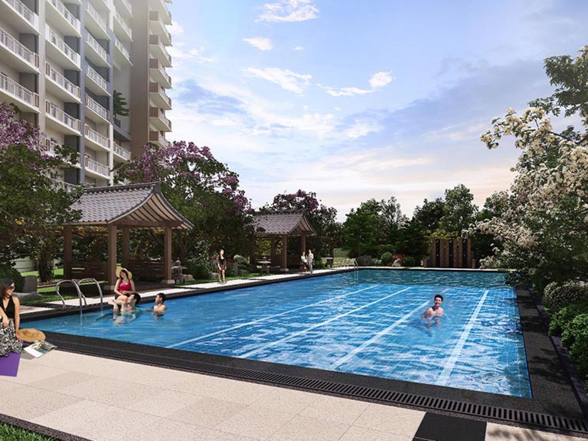 Lap pool of DMCI Homes' Kai Garden Residences